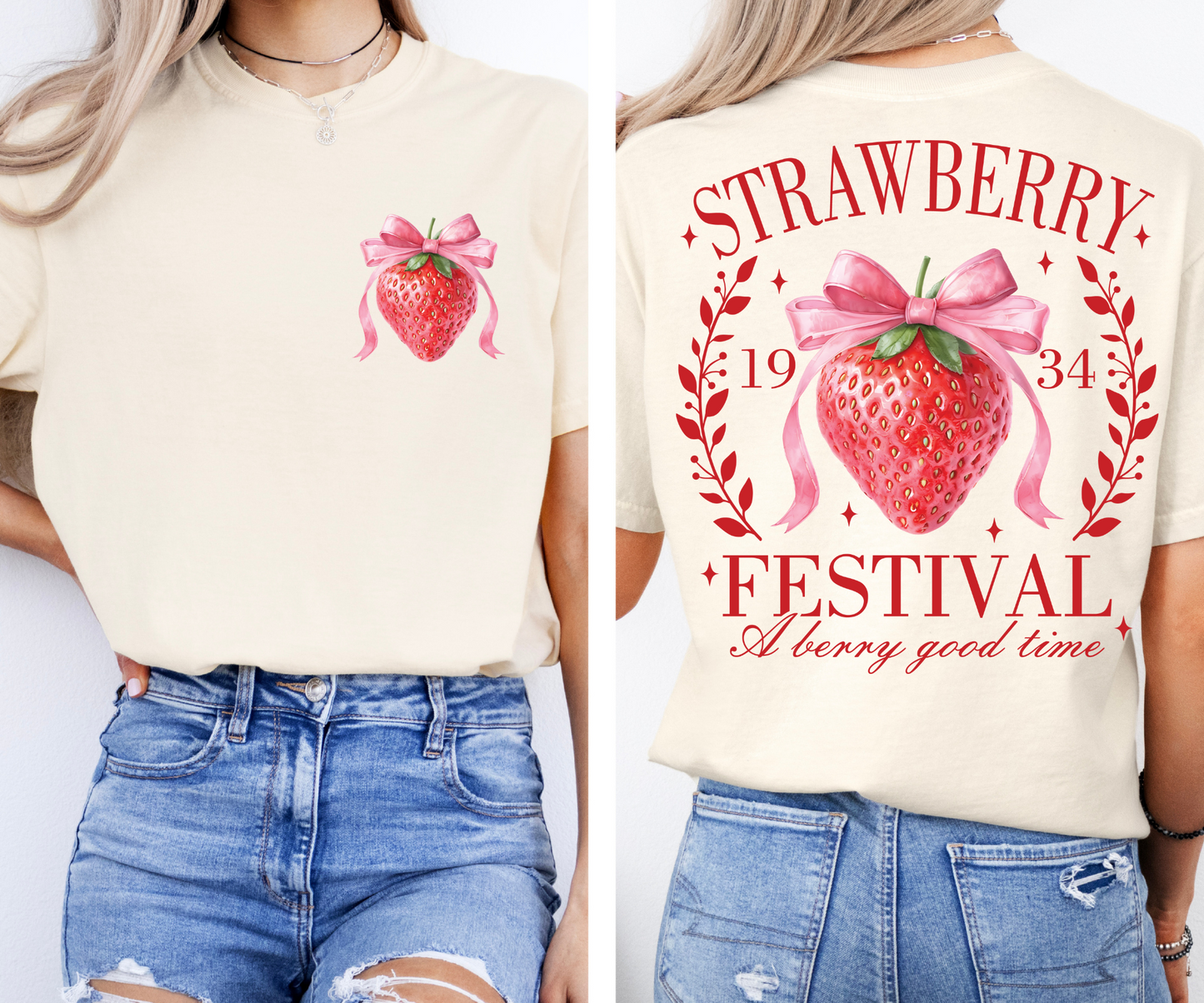 Strawberry festival shirt, Cute Strawberry Tshirt | Comfort Colors Summer Strawberry Shirt, Cottagecore Berries Tshirt, Strawberry Aesthetic, Botanical Garden Tshirt