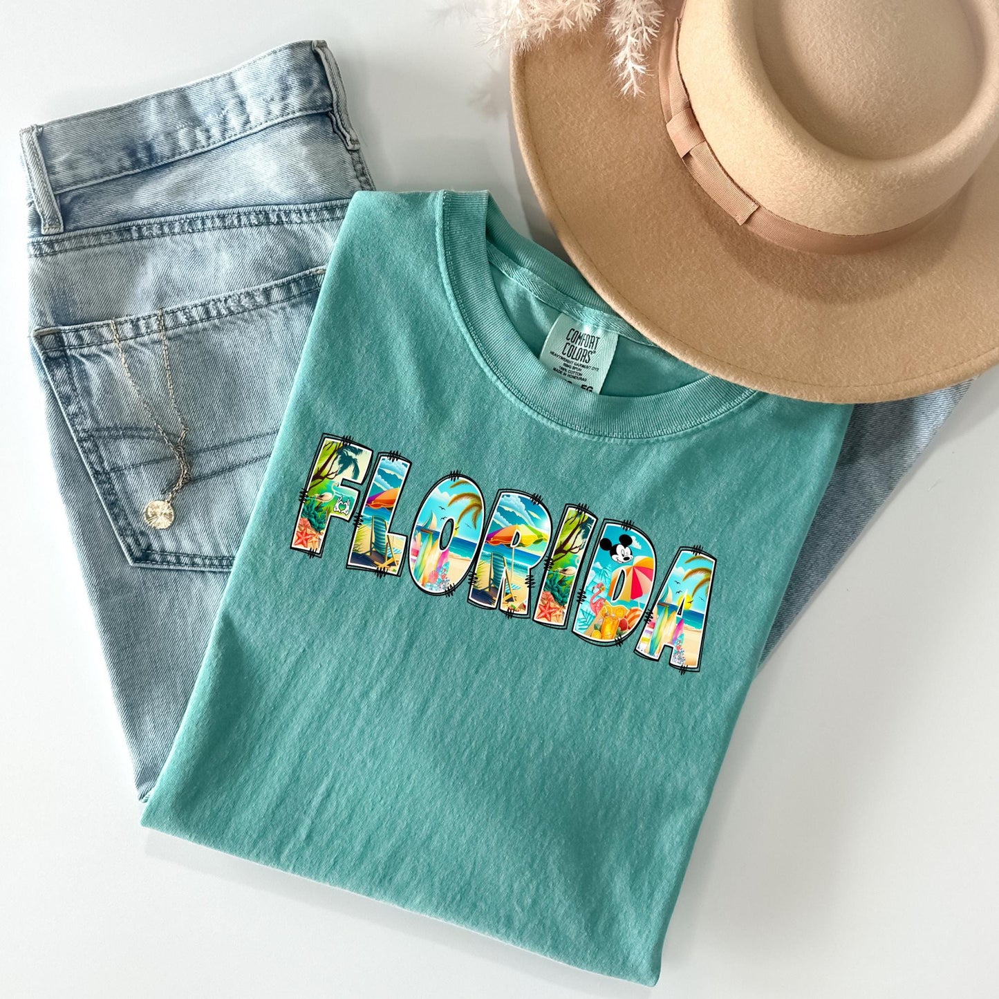 Florida Shirt Comfort Colors® Tshirt Florida Tshirt Comfort Colors® Shirt Florida T Shirt Comfort Colors® T Shirt Florida Tee sunshine state