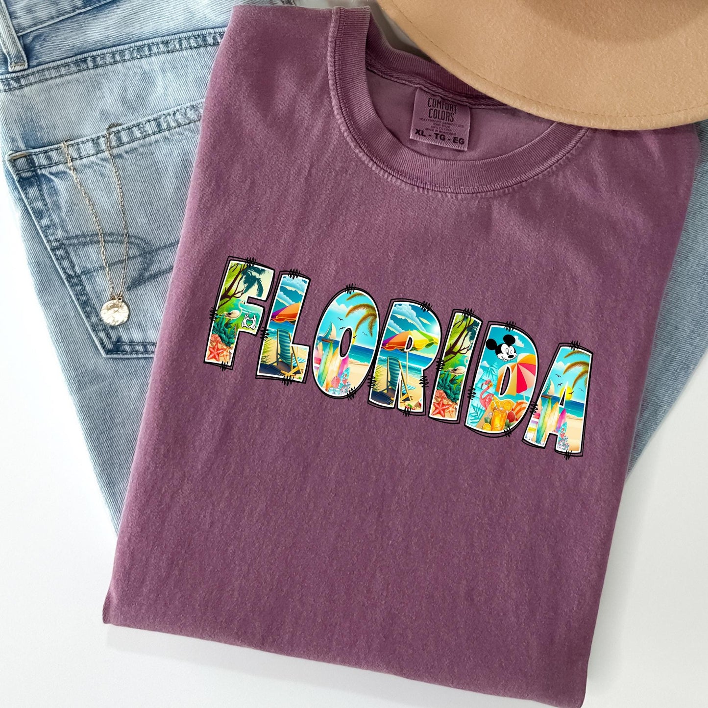 Florida Shirt Comfort Colors® Tshirt Florida Tshirt Comfort Colors® Shirt Florida T Shirt Comfort Colors® T Shirt Florida Tee sunshine state
