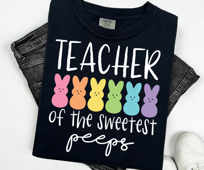 Teaching My Favorite Peeps Shirt, Easter Shirt,Teacher Shirt,Easter Teacher Shirt, Teacher T-Shirt, Teacher Tee,Peeps T-Shirt,Easter Day