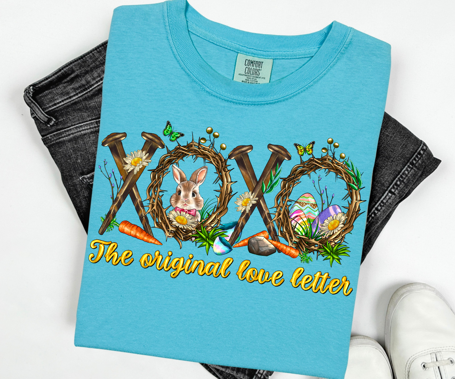 XOXO The Original Love Letters Easter, Crewneck Sweatshirt, XOXO hoodie, Bible Verse sweatshirt, Christian Hoodies, Easter Gift, Gift for her