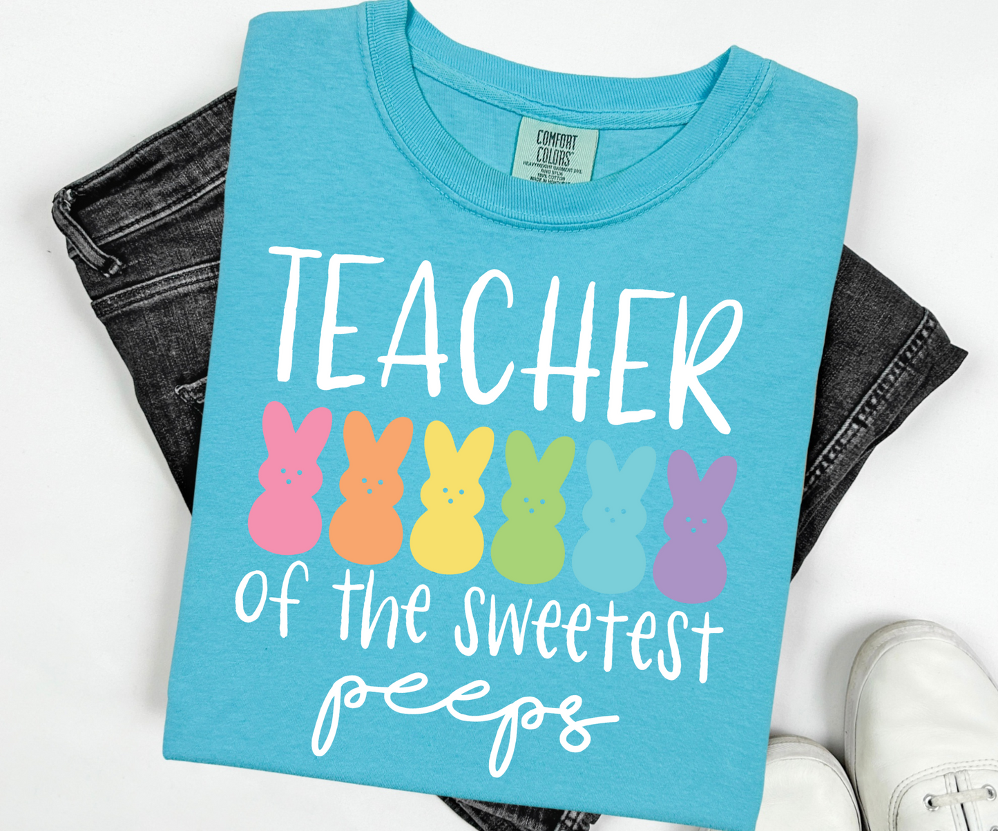 Teaching My Favorite Peeps Shirt, Easter Shirt,Teacher Shirt,Easter Teacher Shirt, Teacher T-Shirt, Teacher Tee,Peeps T-Shirt,Easter Day