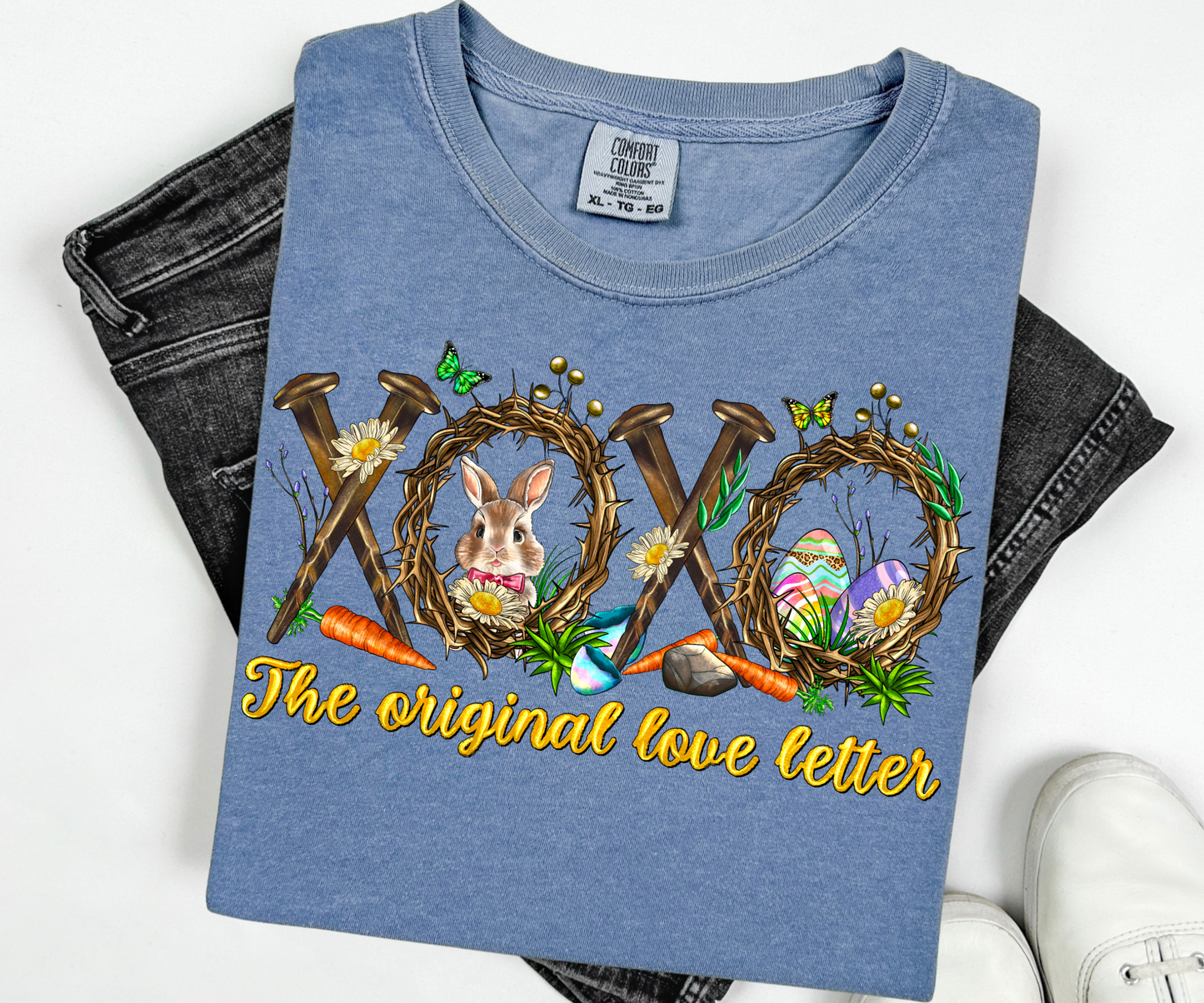 XOXO The Original Love Letters Easter, Crewneck Sweatshirt, XOXO hoodie, Bible Verse sweatshirt, Christian Hoodies, Easter Gift, Gift for her