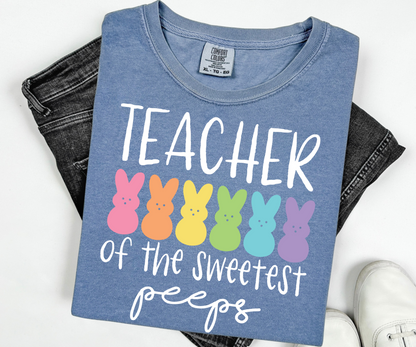 Teaching My Favorite Peeps Shirt, Easter Shirt,Teacher Shirt,Easter Teacher Shirt, Teacher T-Shirt, Teacher Tee,Peeps T-Shirt,Easter Day