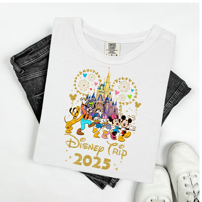 Custom Disney 2025 Shirt, 2025 Disney Tees, Disneyworld Shirts, Disney Trip Shirts, Disney Family Matching Shirt, Disney Vacation T-Shirt