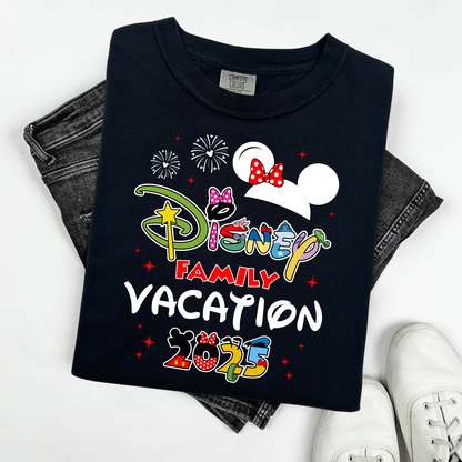 Custom Disney 2025 Shirt, 2025 Disney Tees, Disneyworld Shirts, Disney Trip Shirts, Disney Family Matching Shirt, Disney Vacation T-Shirt