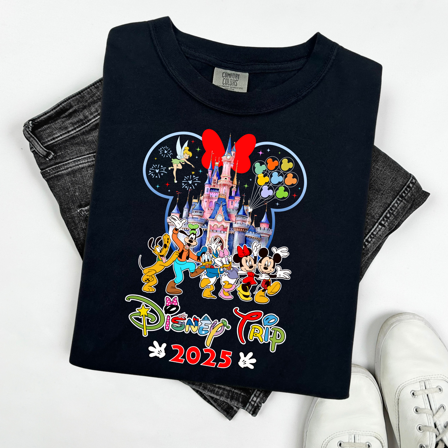 Custom Disney 2025 Shirt, 2025 Disney Tees, Disneyworld Shirts, Disney Trip Shirts, Disney Family Matching Shirt, Disney Vacation T-Shirt