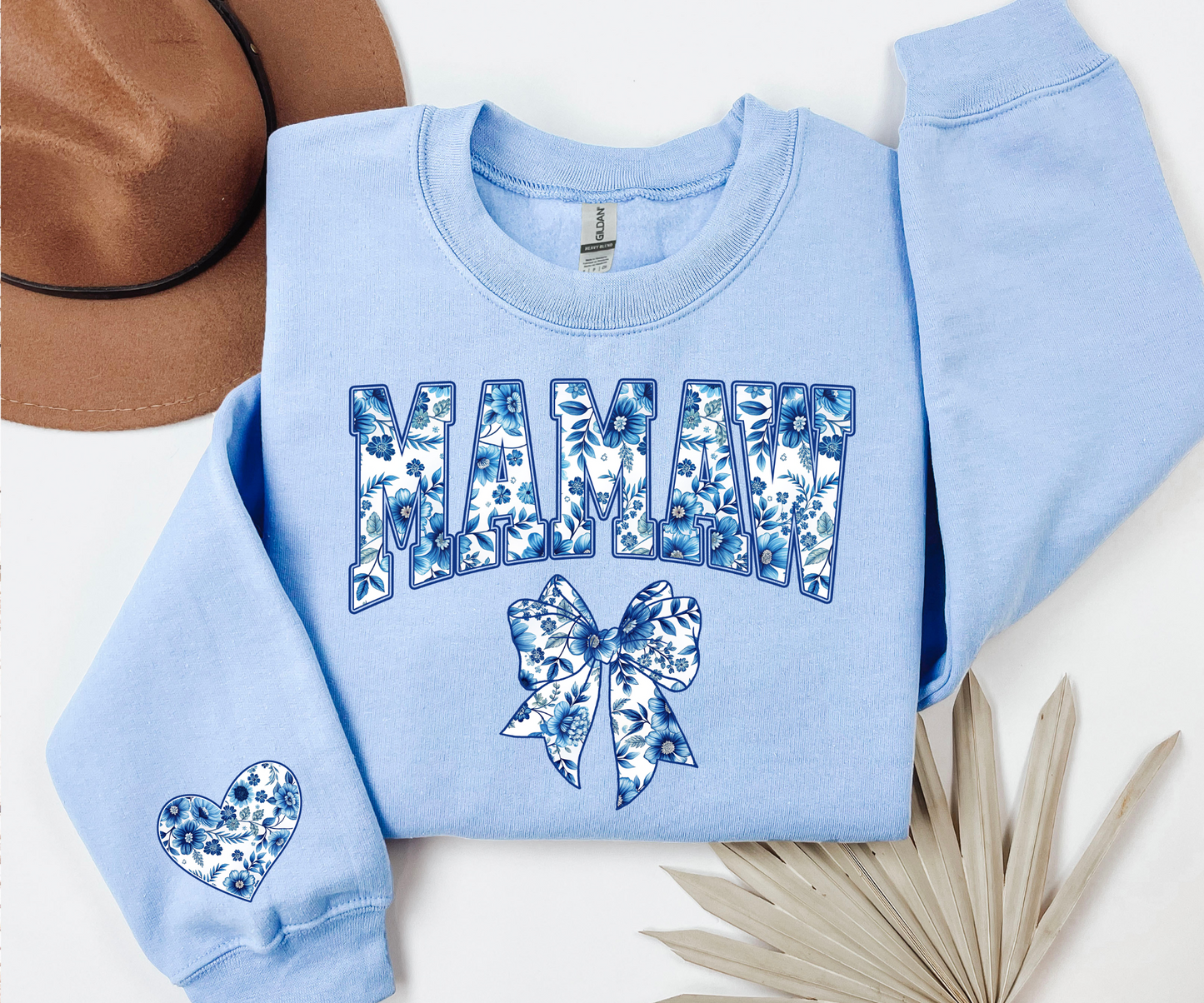 Mamaw Sweatshirt, Toile De Jouy Grandma Gifts, New Mamaw Crewneck, Coquette Mamaw Sweater Mothers Day Gift Christmas Mamaw Gifts