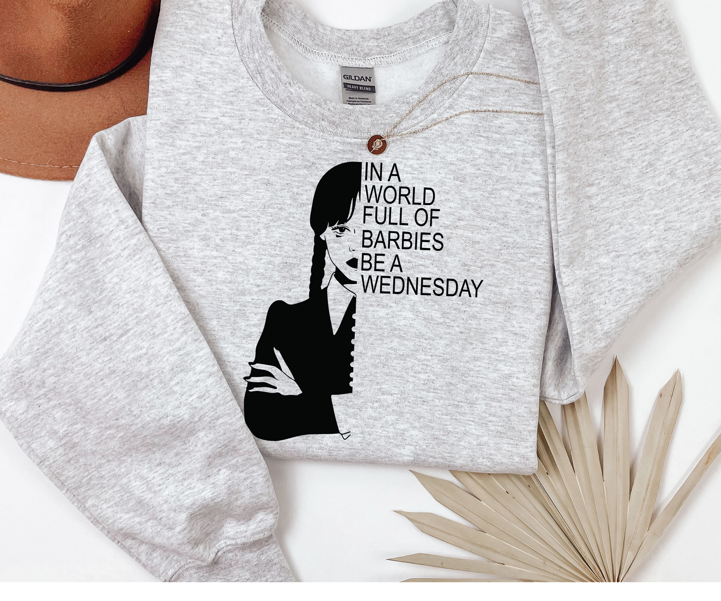 In a world full of Barbies, be a Wednesday shirt, Nevermore Academy comfort color, The Addams Family funny T-shirt, Wednesday and Mondays.