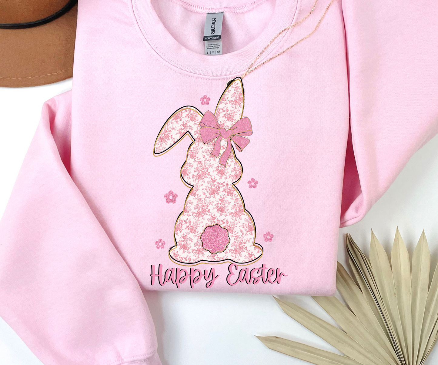 Bunny Ears Shirt, Cute Bunny Sweatshirt, Rabbit Tee, Happy Easter Day Gift, Coquette Easter, Cute Easter Shirt