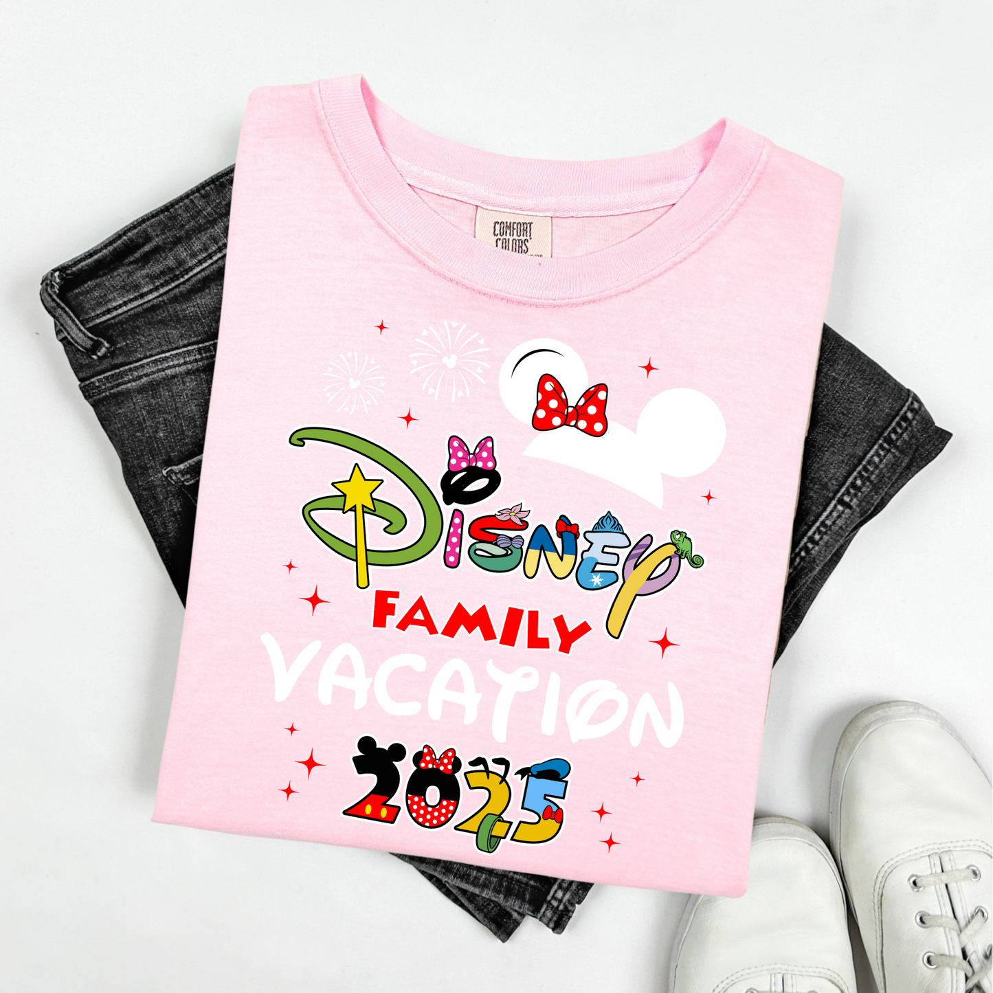 Custom Disney 2025 Shirt, 2025 Disney Tees, Disneyworld Shirts, Disney Trip Shirts, Disney Family Matching Shirt, Disney Vacation T-Shirt