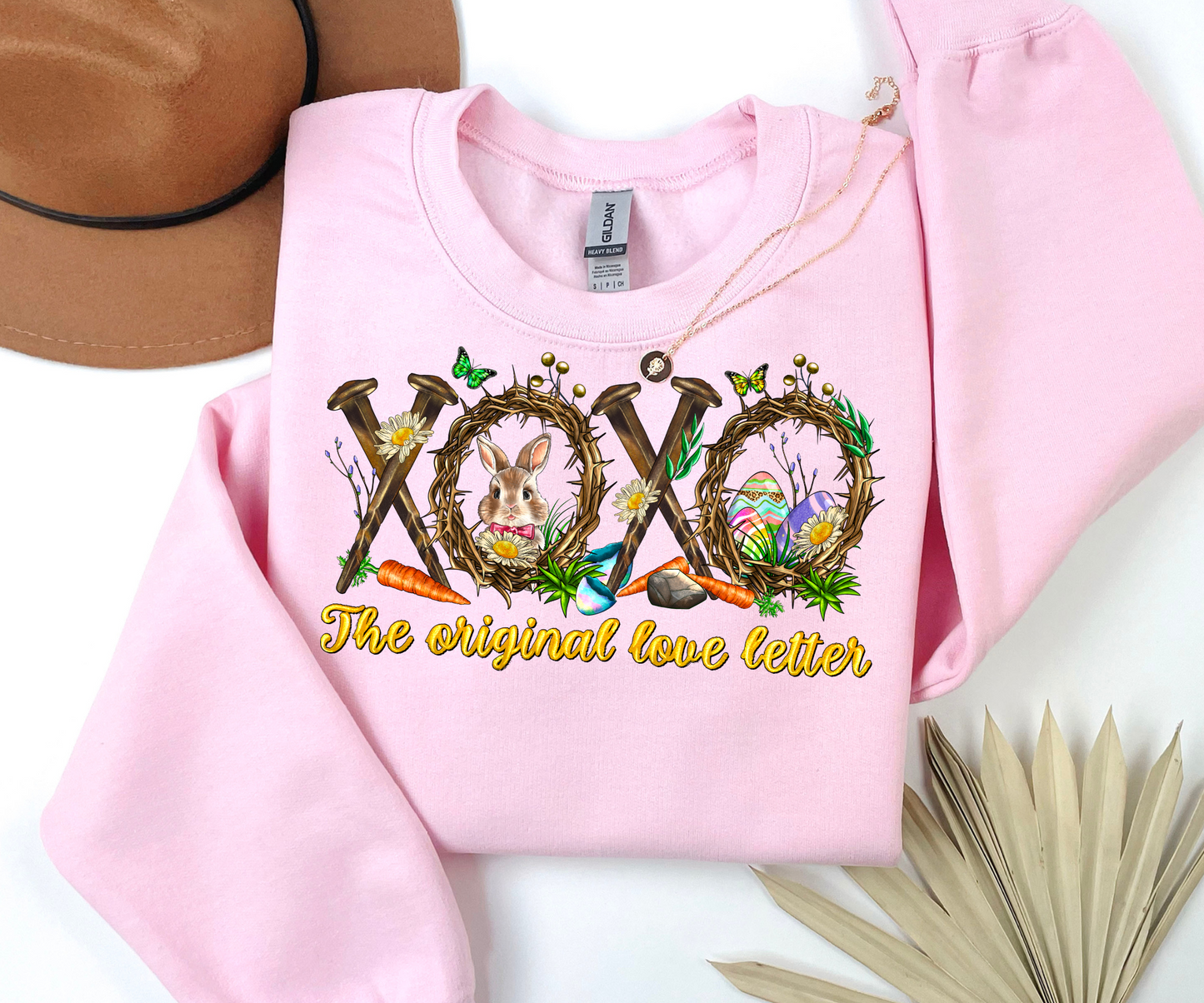 XOXO The Original Love Letters Easter, Crewneck Sweatshirt, XOXO hoodie, Bible Verse sweatshirt, Christian Hoodies, Easter Gift, Gift for her