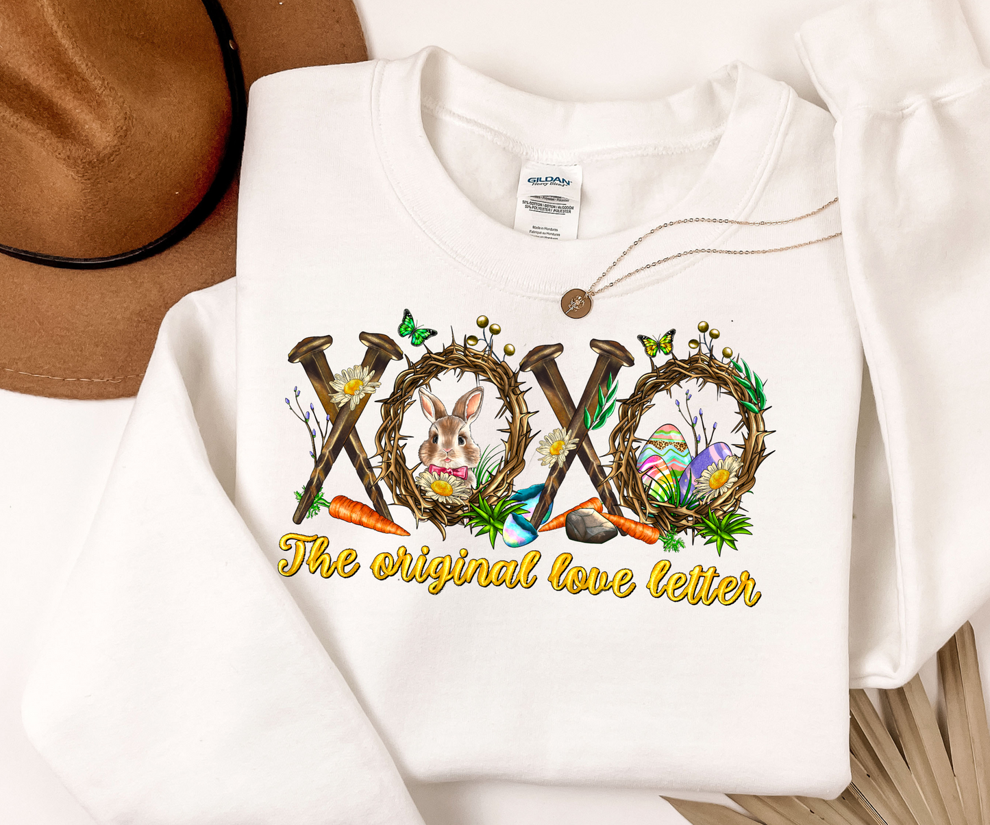 XOXO The Original Love Letters Easter, Crewneck Sweatshirt, XOXO hoodie, Bible Verse sweatshirt, Christian Hoodies, Easter Gift, Gift for her