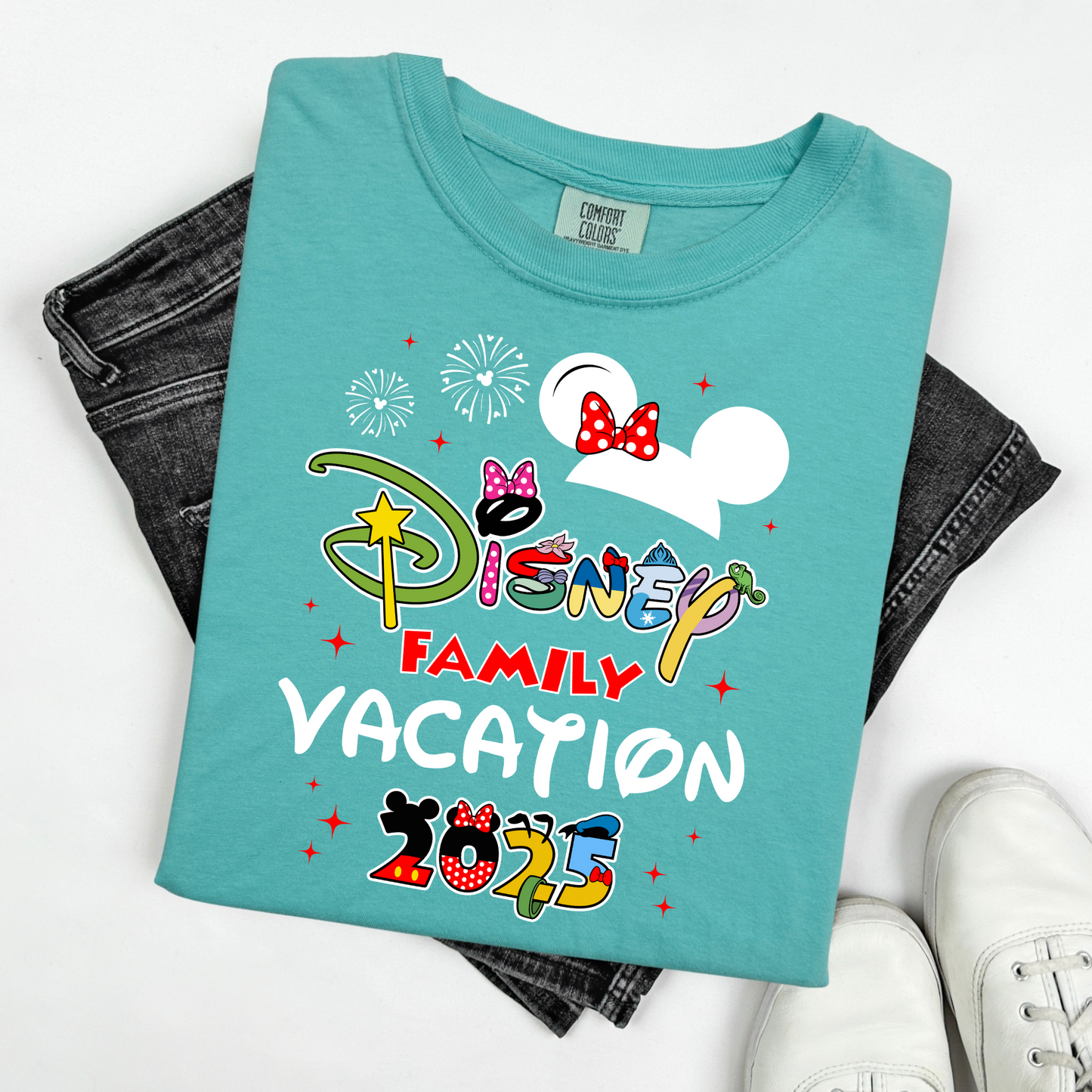 Custom Disney 2025 Shirt, 2025 Disney Tees, Disneyworld Shirts, Disney Trip Shirts, Disney Family Matching Shirt, Disney Vacation T-Shirt