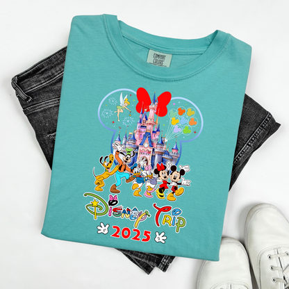 Custom Disney 2025 Shirt, 2025 Disney Tees, Disneyworld Shirts, Disney Trip Shirts, Disney Family Matching Shirt, Disney Vacation T-Shirt