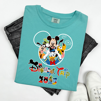 Custom Disney 2025 Shirt, 2025 Disney Tees, Disneyworld Shirts, Disney Trip Shirts, Disney Family Matching Shirt, Disney Vacation T-Shirt