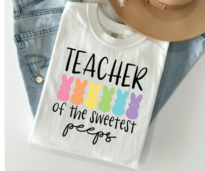 Teaching My Favorite Peeps Shirt, Easter Shirt,Teacher Shirt,Easter Teacher Shirt, Teacher T-Shirt, Teacher Tee,Peeps T-Shirt,Easter Day