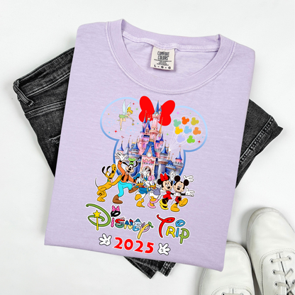 Custom Disney 2025 Shirt, 2025 Disney Tees, Disneyworld Shirts, Disney Trip Shirts, Disney Family Matching Shirt, Disney Vacation T-Shirt