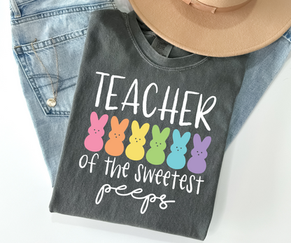 Teaching My Favorite Peeps Shirt, Easter Shirt,Teacher Shirt,Easter Teacher Shirt, Teacher T-Shirt, Teacher Tee,Peeps T-Shirt,Easter Day