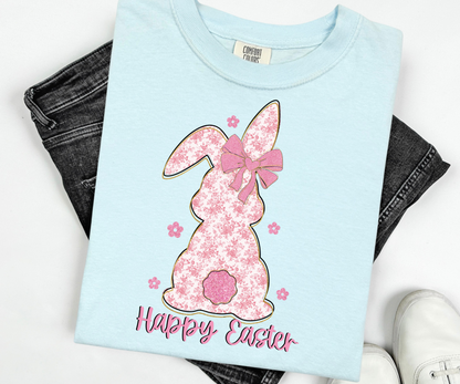 Bunny Ears Shirt, Cute Bunny Sweatshirt, Rabbit Tee, Happy Easter Day Gift, Coquette Easter, Cute Easter Shirt