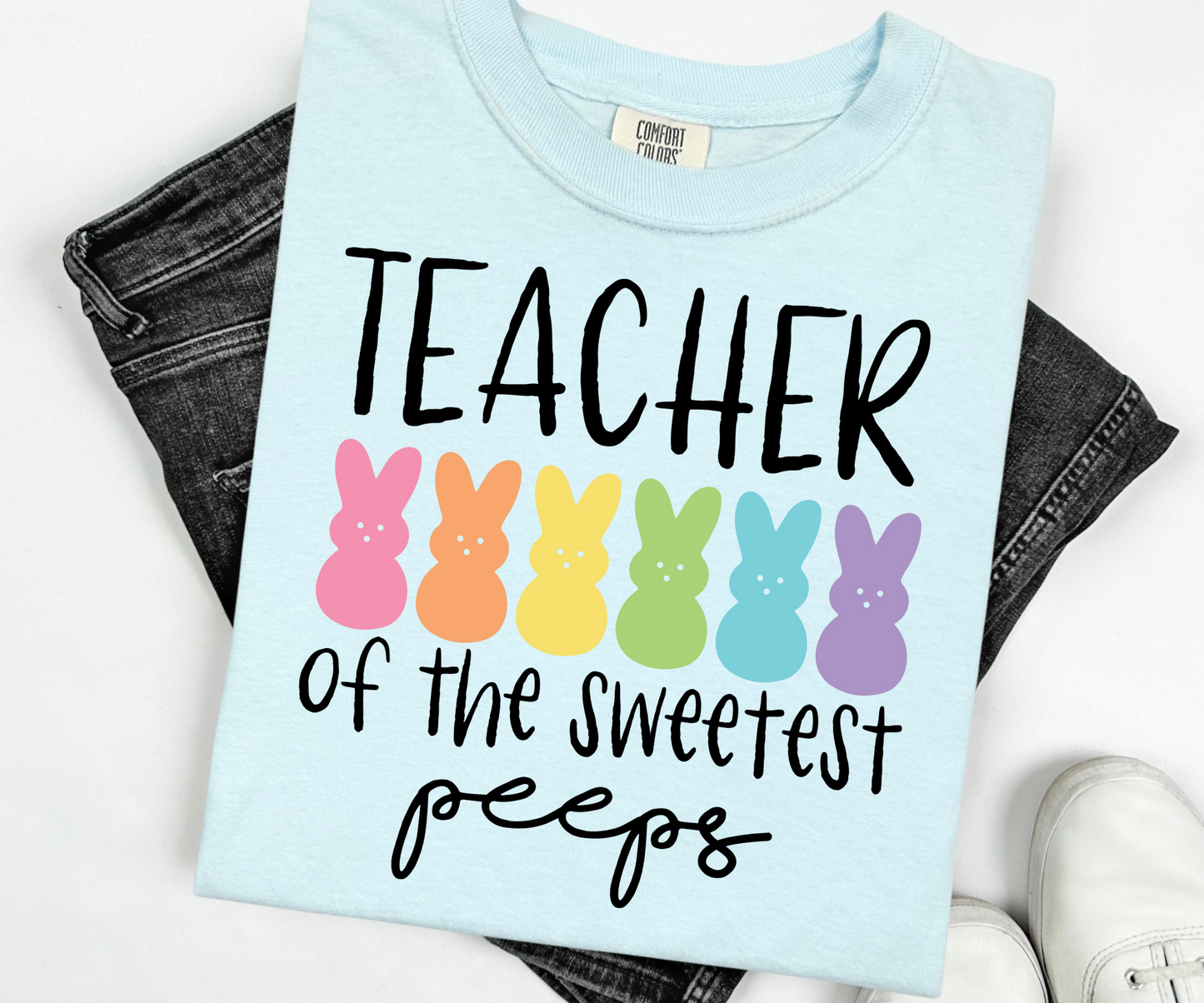 Teaching My Favorite Peeps Shirt, Easter Shirt,Teacher Shirt,Easter Teacher Shirt, Teacher T-Shirt, Teacher Tee,Peeps T-Shirt,Easter Day