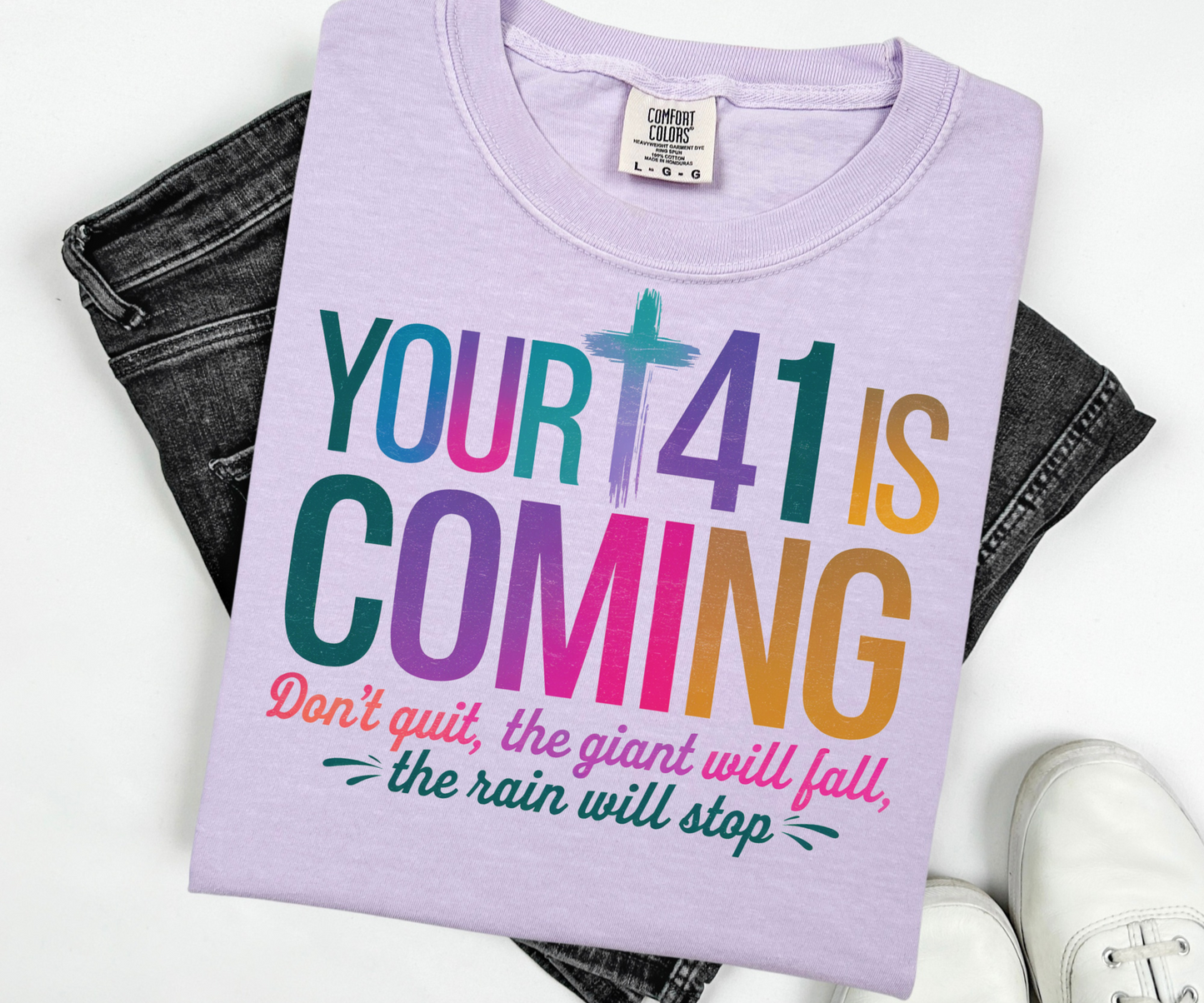 Your 41 is coming Shirt, Faith Love Jesus  Religious Christian Shirt , motivation sweatshirt