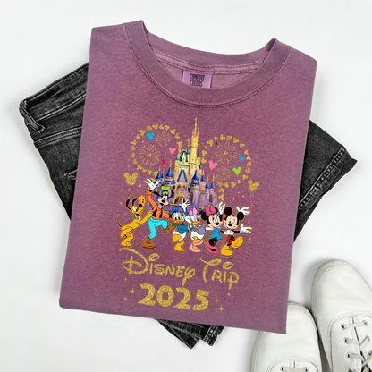 Custom Disney 2025 Shirt, 2025 Disney Tees, Disneyworld Shirts, Disney Trip Shirts, Disney Family Matching Shirt, Disney Vacation T-Shirt