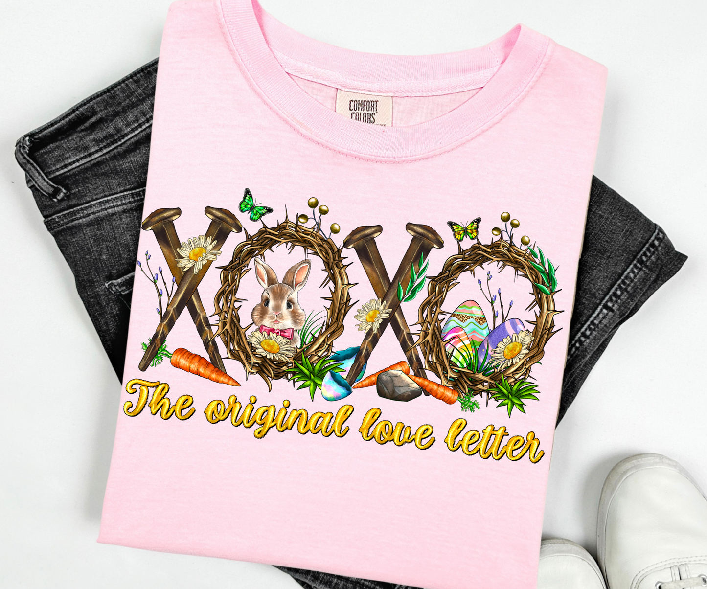 XOXO The Original Love Letters Easter, Crewneck Sweatshirt, XOXO hoodie, Bible Verse sweatshirt, Christian Hoodies, Easter Gift, Gift for her