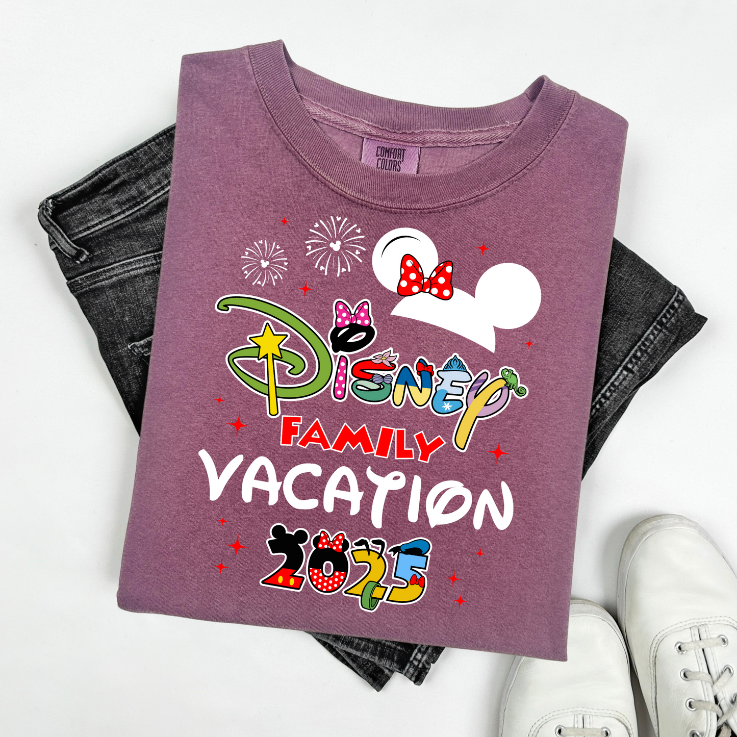 Custom Disney 2025 Shirt, 2025 Disney Tees, Disneyworld Shirts, Disney Trip Shirts, Disney Family Matching Shirt, Disney Vacation T-Shirt