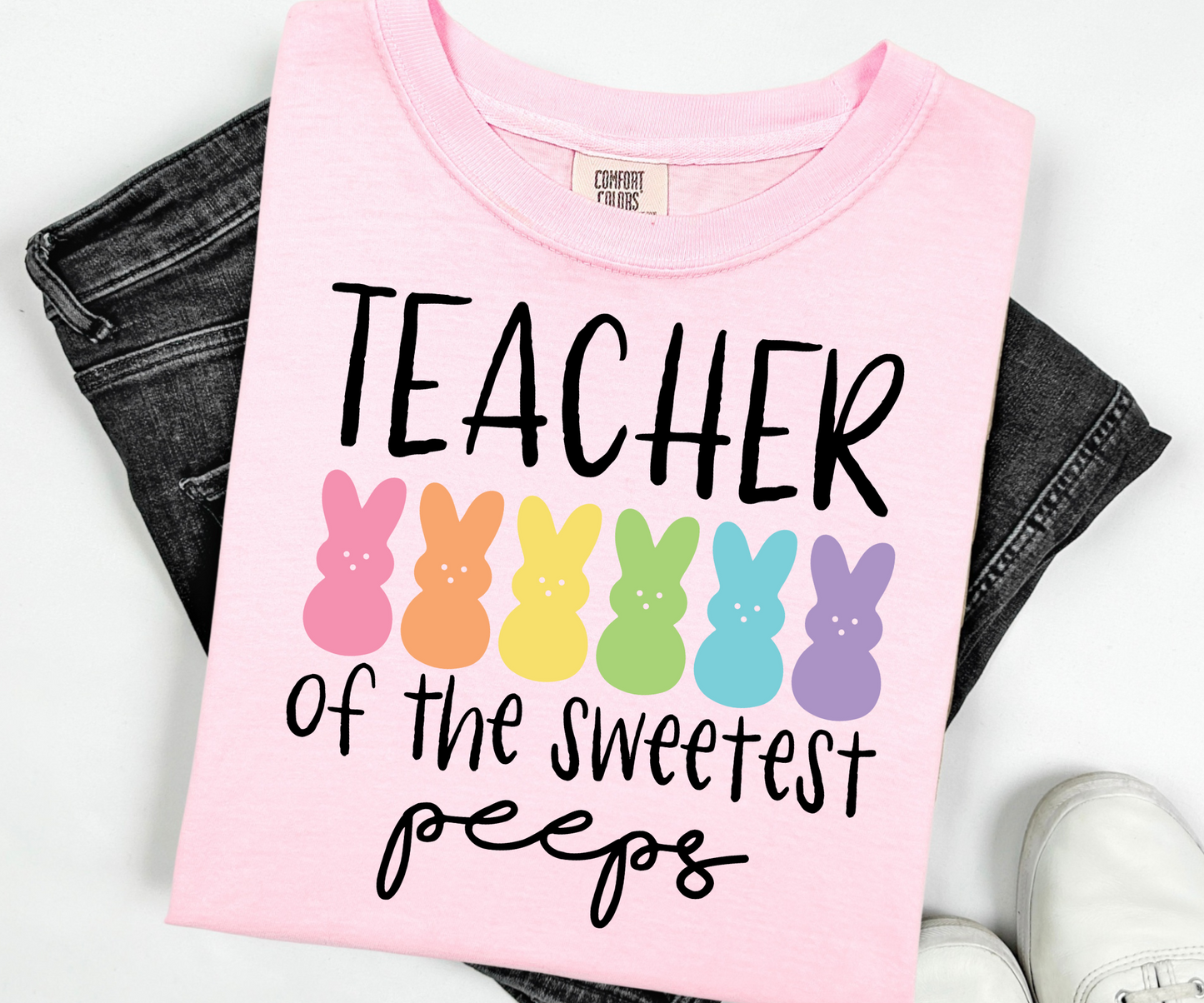 Teaching My Favorite Peeps Shirt, Easter Shirt,Teacher Shirt,Easter Teacher Shirt, Teacher T-Shirt, Teacher Tee,Peeps T-Shirt,Easter Day