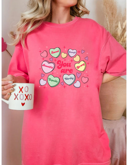 Cute Valentines Tshirt, Be Mine Sweatshirt, Valentines Day, Conversation Hearts Shirt, I Love You Shirt, Heart Candy Shirt, Couple Shirt