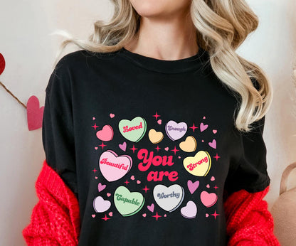 Cute Valentines Tshirt, Be Mine Sweatshirt, Valentines Day, Conversation Hearts Shirt, I Love You Shirt, Heart Candy Shirt, Couple Shirt