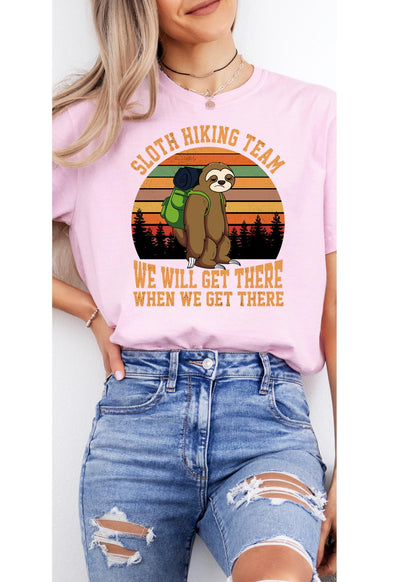 Funny Sloth Hiking Shirt, Out Of Breath Hiking Shirt, Funny Hiking T-Shirt, Sloth Hiking Society, Climber Shirt, outdoor comfort color