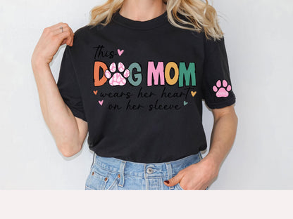 Dog Mom Sweatshirts - Custom Dog Mom Shirt - Dog Mom Shirts - Womens Sweatshirts - Dog Mom Tshirt - Dog Mom Gift - Dog Mom Tee- Custom dog