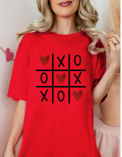 Valentine shirt-Valentines Day sweatshirt, XOXO sweatshirt, Valentines Day gift, Pink Valentines Day tshirt, glitter valentine