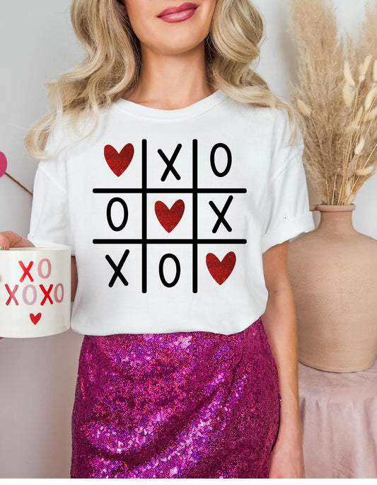 Valentine shirt-Valentines Day sweatshirt, XOXO sweatshirt, Valentines Day gift, Pink Valentines Day tshirt, glitter valentine